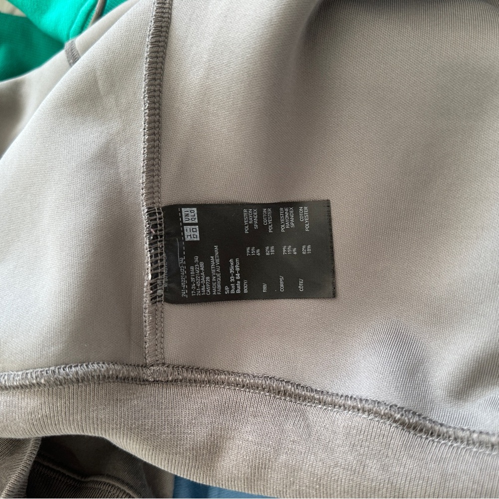 Uniqlo Dry Sweat full-zip hoodie Gray - Picture 8 of 11